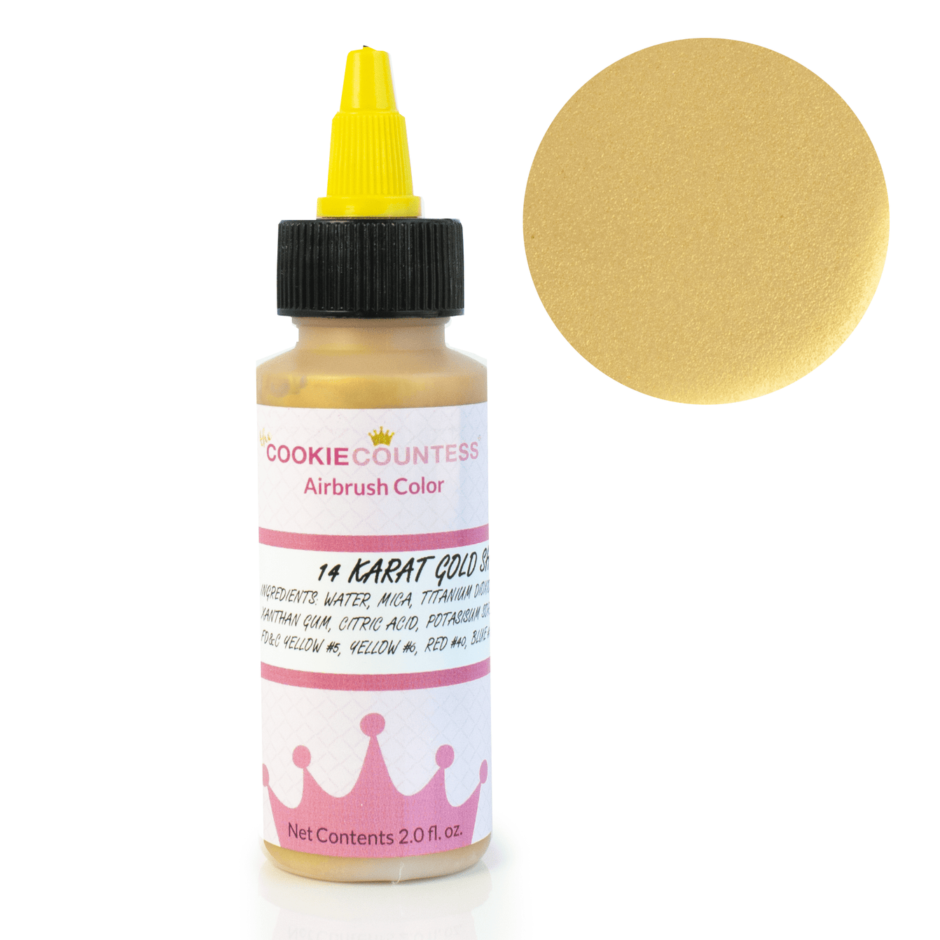 14 Karat Gold Shimmer Airbrush Color - Summer's Sweet Shoppe