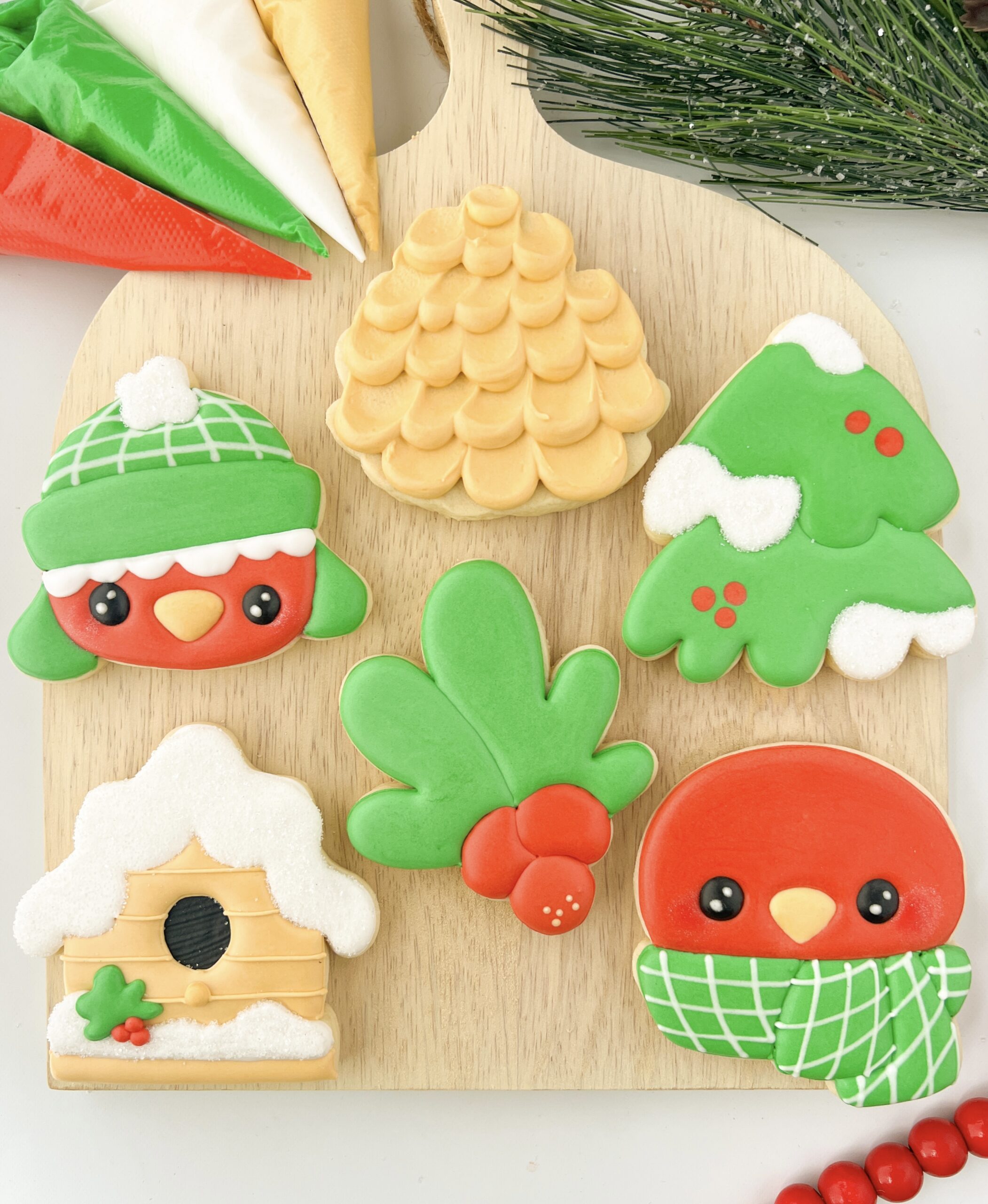 Christmas Cookie Class (CC2C) Set of 5 Cookie Cutters