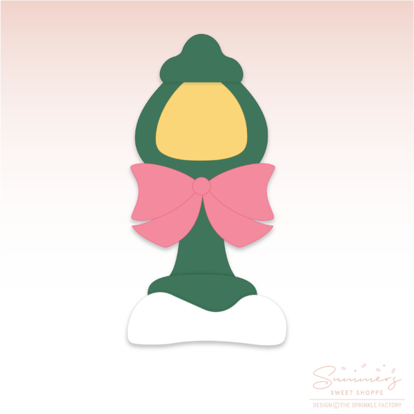 CC2C Holiday Village Lamppost Cookie Cutter (CC2C256)-Coordinates with Cookie Classes to Cash Membership