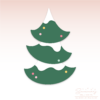 CC2C Holiday Village Tree Cookie Cutter (CC2C251)-Coordinates with Cookie Classes to Cash Membership - Image 2