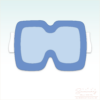 CC2C Ski Trip Ski Goggles Cookie Cutter (CC2C276)-Coordinates with Cookie Classes to Cash Membership - Image 2