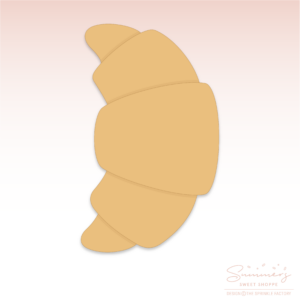 CC2C Ladies Night Croissant Cookie Cutter (CC2C311)-Coordinates with Cookie Classes to Cash Membership