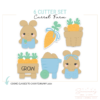 CC2C Carrot Farm- Carrot with Bow Cookie Cutter (CC2C346)-Coordinates with Cookie Classes to Cash Membership - Image 4