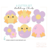 CC2C Hatching Chicks Chick Flower Cookie Cutter (CC2C336)-Coordinates with Cookie Classes to Cash Membership - Image 4