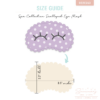 CC2C Spa- Scalloped Eye Mask Cookie Cutter (CC2C353)-Coordinates with Cookie Classes to Cash Membership - Image 3