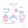 CC2C Mother's Tea - Cupcake Cookie Cutter (CC2C373)-Coordinates with Cookie Classes to Cash Membership - Image 4