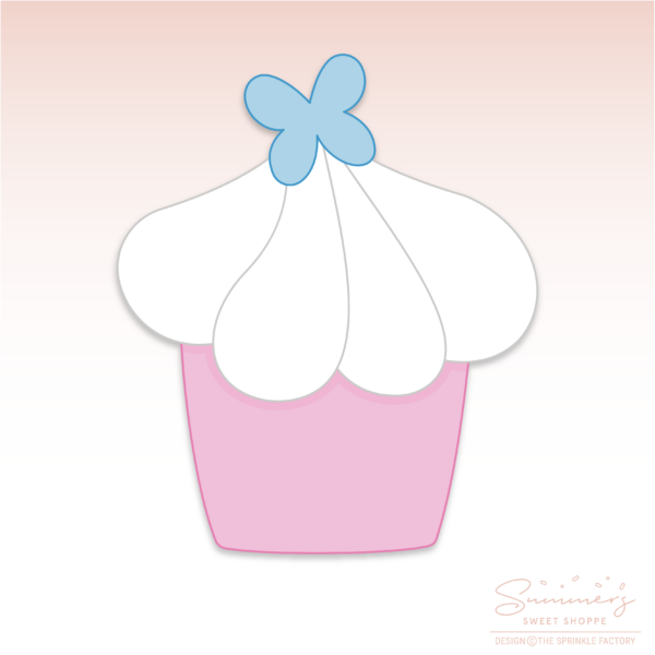 CC2C Mother's Tea - Cupcake Cookie Cutter (CC2C373)-Coordinates with Cookie Classes to Cash Membership