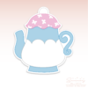 CC2C Mother's Tea- Teapot Cookie Cutter (CC2C375)-Coordinates with Cookie Classes to Cash Membership - Image 2