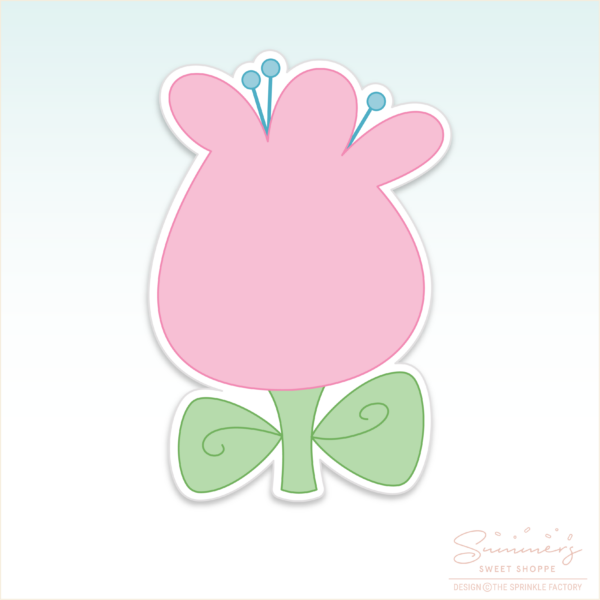 CC2C Spring Rain - Flower Cookie Cutter (CC2C842)-Coordinates with Cookie Classes to Cash Membership