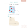 CC2C Cherry Chic - High Top Sneaker Cookie Cutter (CC2C396)-Coordinates with Cookie Classes to Cash Membership - Image 3