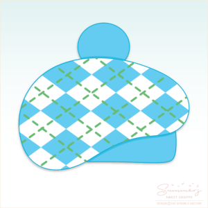 CC2C Golf Swing - Golf Hat Cookie Cutter (CC2C405)-Coordinates with Cookie Classes to Cash Membership