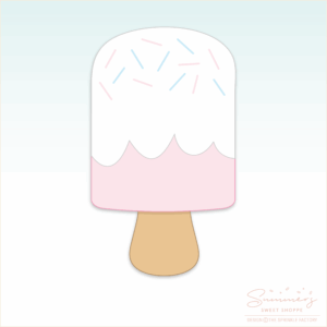 CC2C Ice Cream Shop - Creamsicle Cookie Cutter (CC2C422)-Coordinates with Cookie Classes to Cash Membership