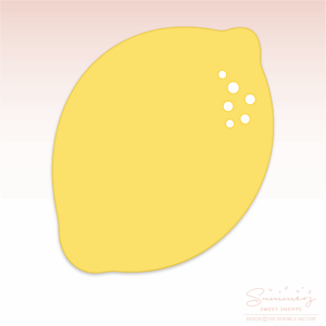 CC2C Lemonade Stand - Classic Lemon Cookie Cutter (CC2C416)-Coordinates with Cookie Classes to Cash Membership