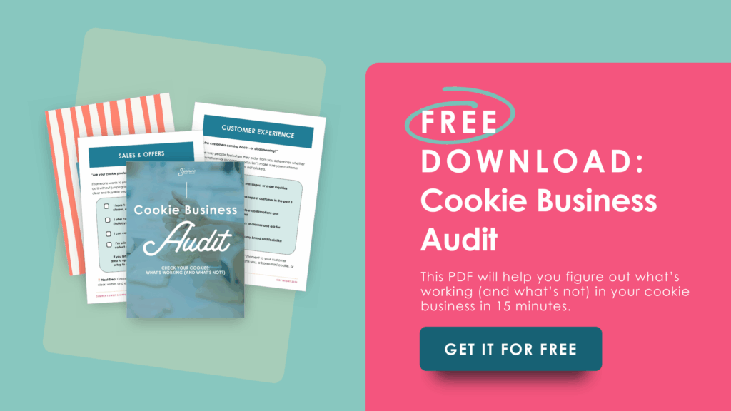 Image of Cookie Business Audit free download with mockup.