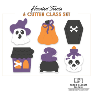 CC2C Haunted Treats Class- Set of 6 Cutters (Coordinates with Cookie Classes to Cash Membership)